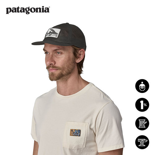 patagonia低冠遮阳运动帽