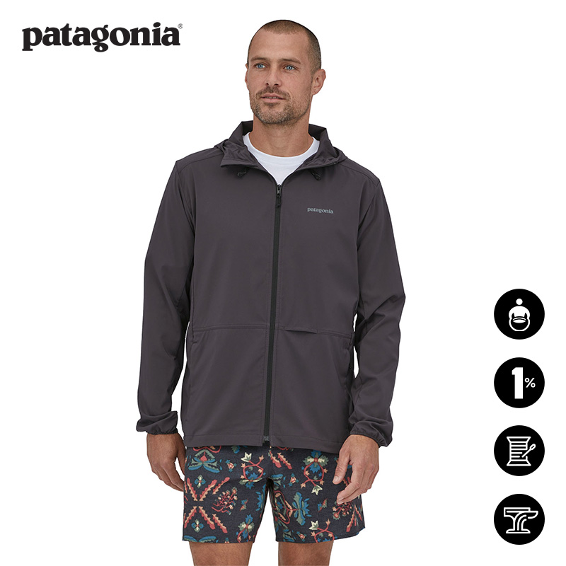 patagonia男士防晒连帽衫