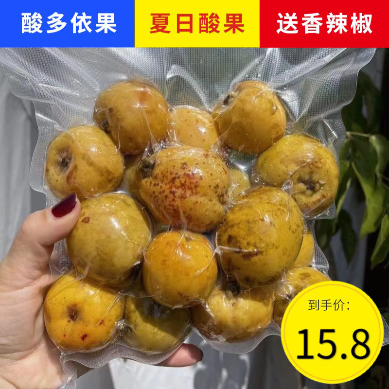 云南泡多依泡酸哆依果农家腌制沾辣椒进泡酸木瓜临沧特产开胃果