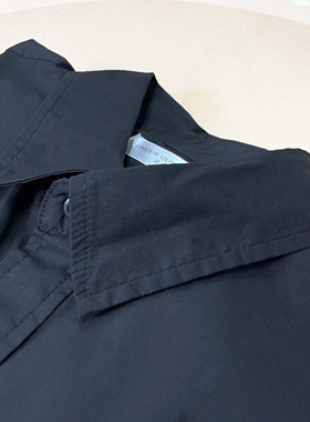 UO~日系弹力高端商务休闲时尚衬衫经典黑色长袖春秋URBAN OUTTERS