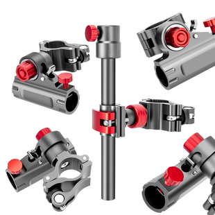 叮当鱼钓椅配件四件套炮台架支架坐饵盆饵盘座鱼护架伞架通用插片