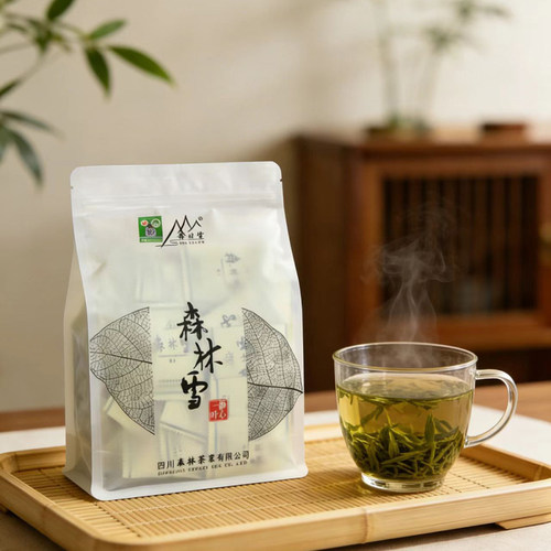 森林雪 雪兰250g四川马边高山茶毛峰绿茶茶叶独立小袋26年新茶
