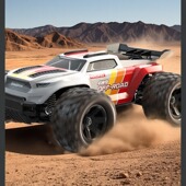 美嘉欣新品 18208高速电动遥控RC车可充电越野车1 18比例男孩礼物