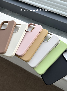 简约纯色适用iPhone16promax液态硅胶全包软壳17pro耐脏不黄14苹果15promax手机壳17promax防摔手机壳