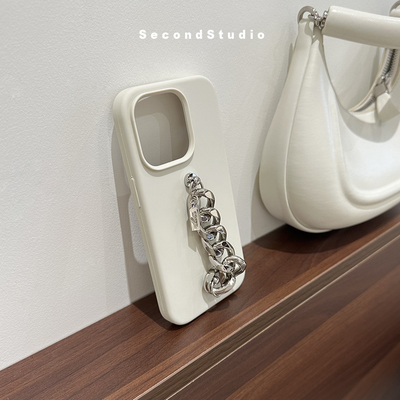 简约原创链条防摔硅胶苹果17pro