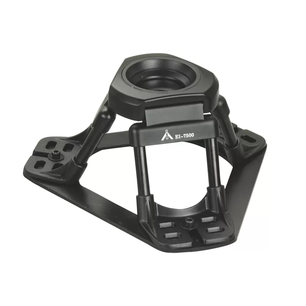 广电级意美捷矮脚架地锅微电影单反摄像机低角度75/100通用碗口三脚架不含云台专业中脚/高脚