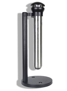 rubbermaid乐柏美酒店烟蒂桶环保金属进口烟灰桶垃圾桶FG9W3100