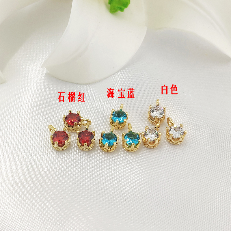 diy手工饰品包金项链小挂件吊坠