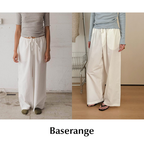 CETTCE 现货 Baserange 抽绳休闲宽松有机棉阔腿长裤Kolla Pants
