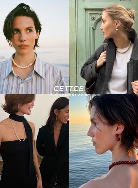 LIESTUDIO不规则圆球串珠项链