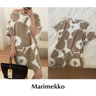 SALE 纯棉宽松直筒T恤连衣裙 CETTCE Marimekko Unikko 现货