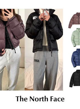 CETTCE 现货 The North Face 北面徽标刺绣短款立领保暖羽绒服