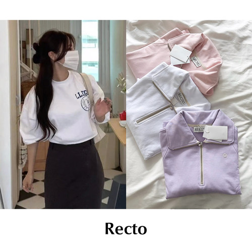 【SALE】CETTCE 折扣现货 Recto 经典半拉链翻领宽松圆领卫衣合集