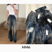 拼接毛边泼墨扭转牛仔裤 CETTCE 合集 Margiela MM6 现货 Maison