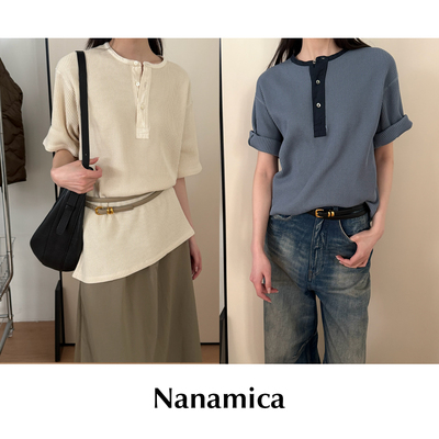 【SALE】CETTCE 现货 Nanamica 亨利领运动T恤Henry Neck Thermal