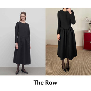 现货 The Row Gretchen CETTCE 新款 圆领羊毛A字连衣裙 SALE
