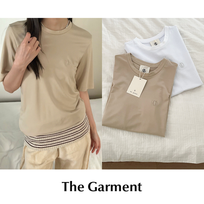 【SALE】CETTCE 现货 The Garment 经典款刺绣logo纯色短袖T恤