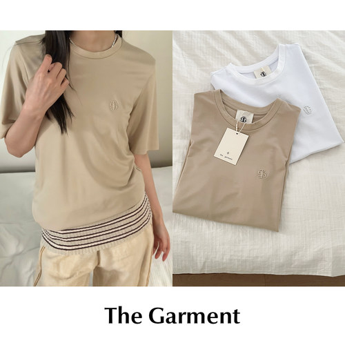 【SALE】CETTCE 现货 The Garment 经典款刺绣logo纯色短袖T恤