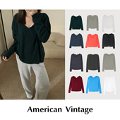 慵懒纯色宽松长袖 CETTCE sonoma合集 Vintage 法式 现货 American