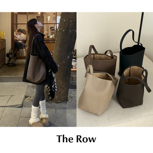 CETTCE 现货 The Row 经典牛皮小中大号NS park Tote水桶包托特包