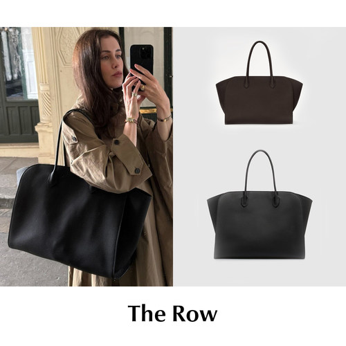 CETTCE 现货 The Row 荔面牛皮托特包大容量腋下手提包 Marlo系列