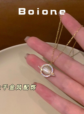 财阀千金小众高级感项链女