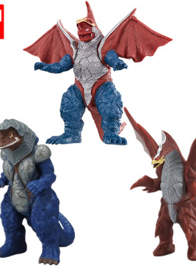 万代软胶怪兽500系列特利迦奥特曼 哥尔巴 美尔巴 哥尔赞人偶玩具