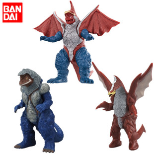 万代软胶怪兽500系列特利迦奥特曼 哥尔巴 美尔巴 哥尔赞人偶玩具