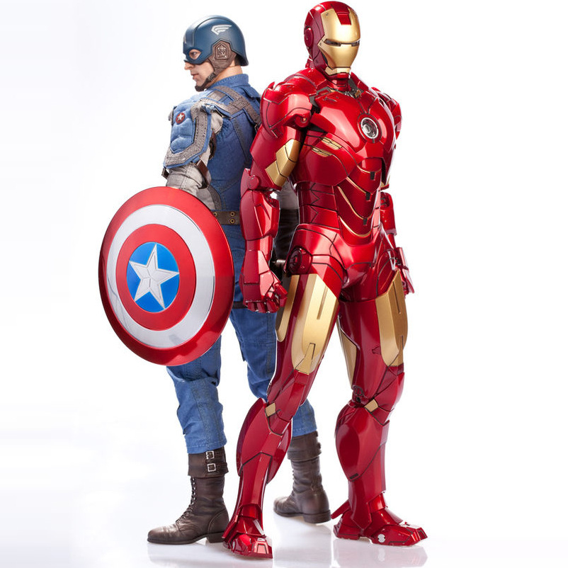 手办正版漫威美国队长绿巨人模型