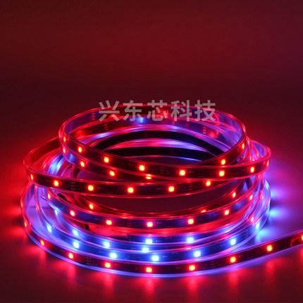 led灯带12V编程幻彩全彩跑马流水灯条装饰防水跳变炫彩高亮软灯带