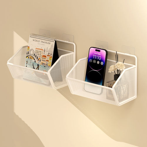 宿舍床边墙面上免打孔悬挂置物架