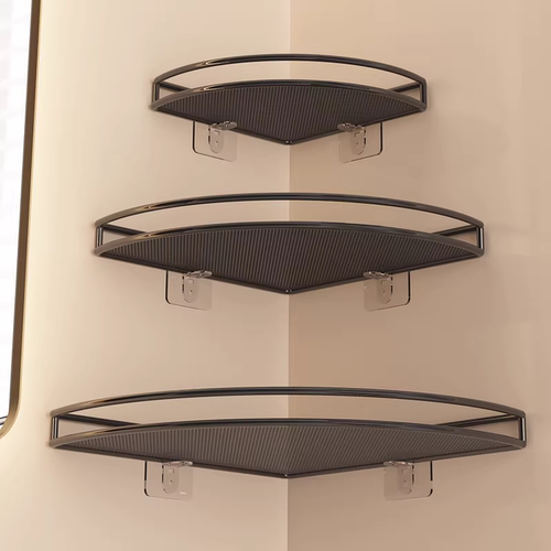 卫生间免打孔壁挂拐角置物架