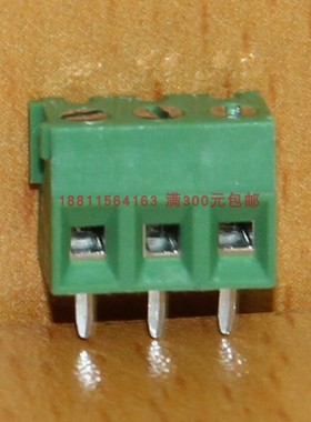 MB332-381直脚焊板式3位绿色接线端子排台湾进联DECA