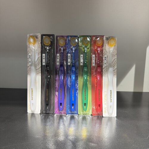 朗利洁宽头护龈牙刷软毛轻巧耐用