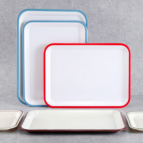 密胺卤味托盘长方形餐厅端菜餐盘