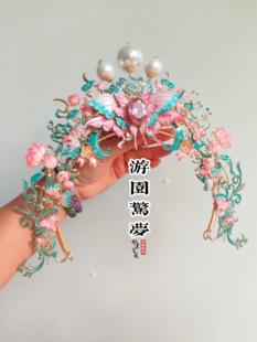 故里簪花巷原创【游园惊梦】汉服发饰西塘小米同款戏曲风头饰古风