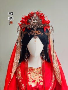 故里簪花巷原创【昭华】仙侠风发饰侠客风魏晋风古风流苏汉服发冠