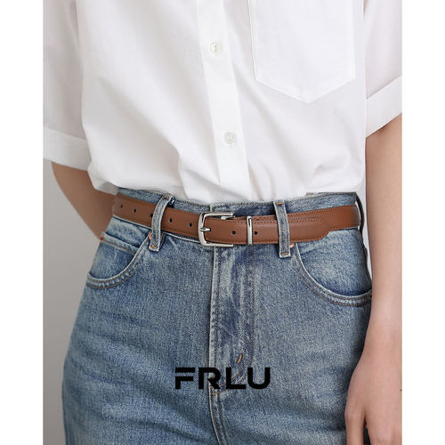 2025新款真皮皮带女装饰百搭简约