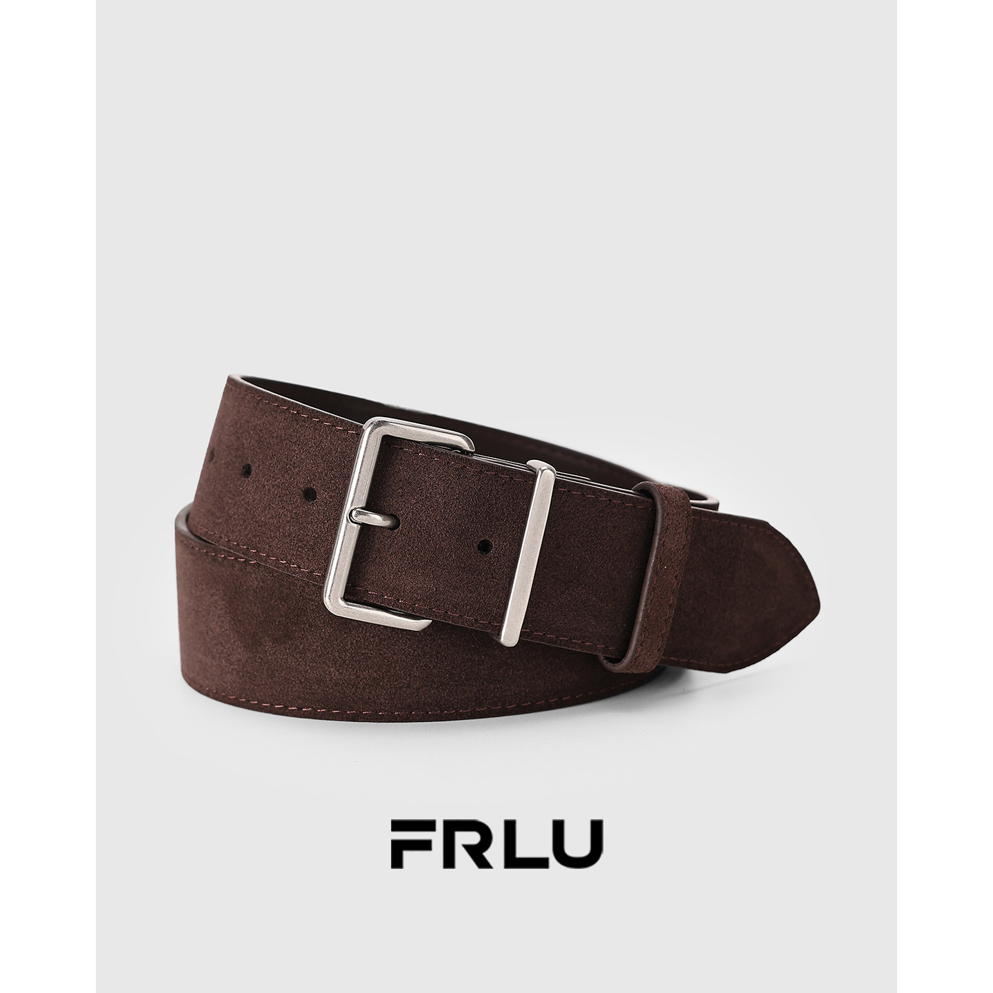 皮带女春夏复古风咖色真皮腰带时尚韩系绒面宽腰带设计感大衣腰带