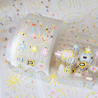 N1ng酱彩虹苹果糖原创贴纸卷