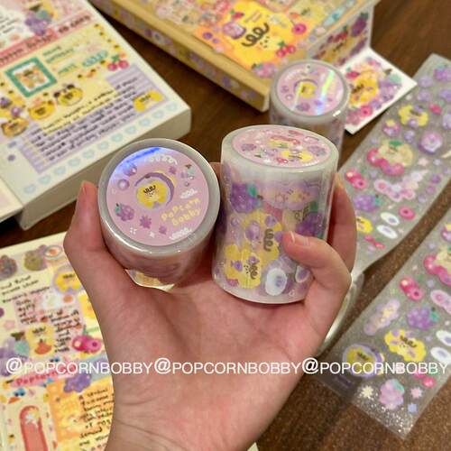 手帐素材贴纸卷炸糊狗