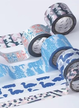 日本MT分装和纸胶带2024秋冬新款基础款整卷皆川明LISA植绒手帐