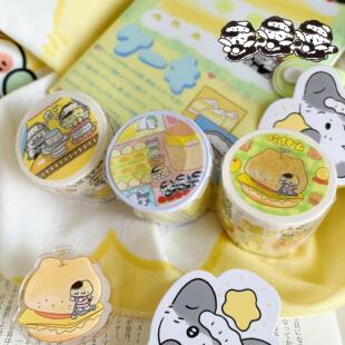 【猫牌盐汽水第11弹胶带】猫女仆甜点/吃什么/蛋糕框框素材手账