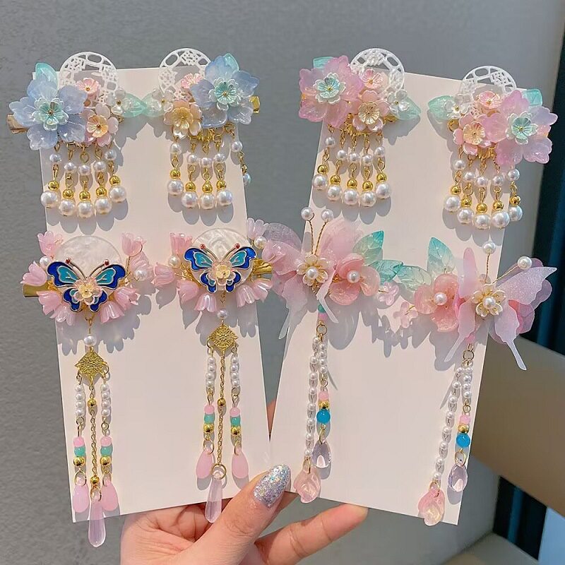 儿童古风发饰发夹汉服古装配饰流汉服