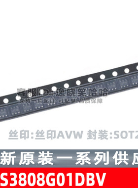 丝印AVW 全新原装 TPS3808G01DBV TPS3808G01DBVR SOT23-6 芯片