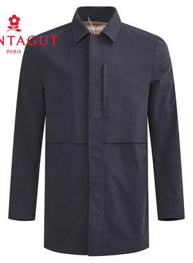 梦特娇[中长款/专柜同款]夹克风衣春秋季男士休闲外套2430380JK22