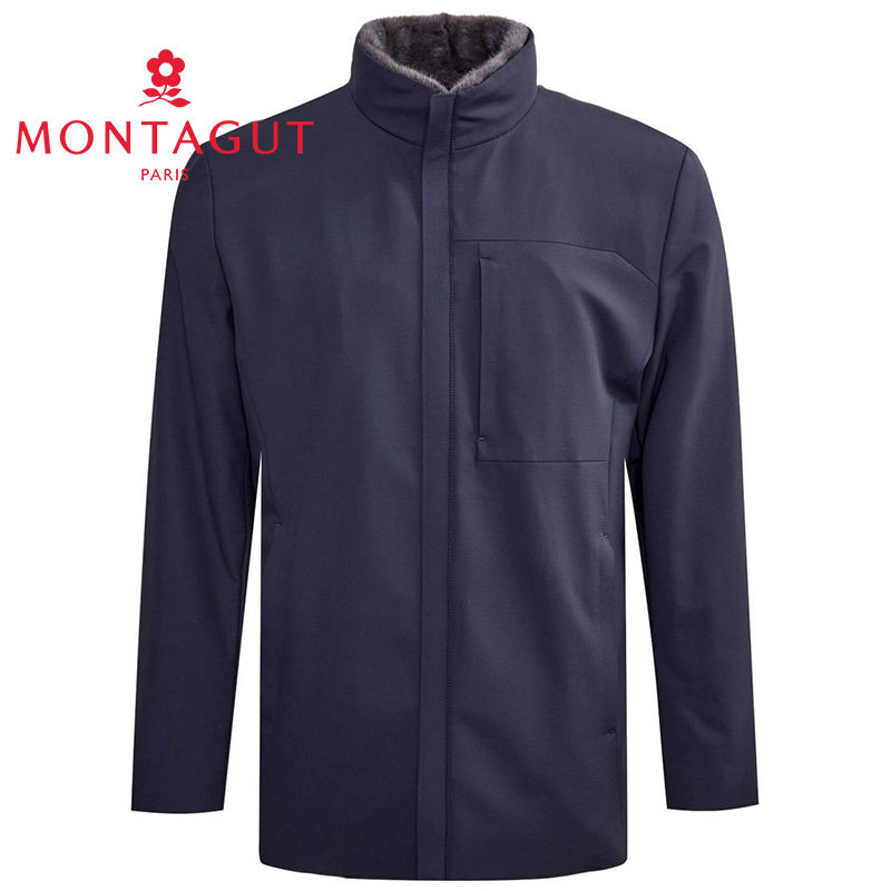 梦特娇[可脱卸兔毛皮内胆]尼克服专柜同款秋冬季男士2440470NK21