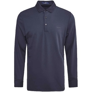 科技抑菌/专柜同款]梦特娇长袖T恤春秋翻领polo打底衫2431740KT4