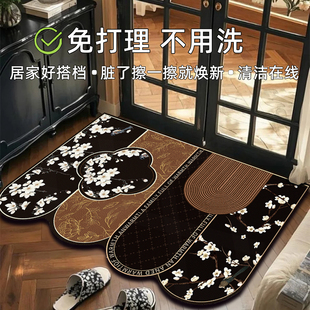 入户门地垫2025新款室内耐脏免洗可擦pvc脚垫进门可裁剪门口垫子