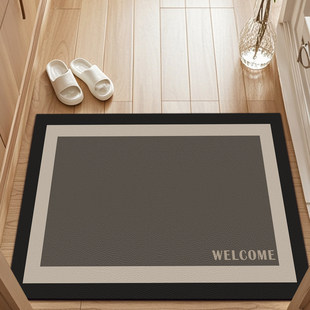 入户门口外地垫耐脏免洗2026新款家用皮革玄关地毯可裁剪防滑脚垫